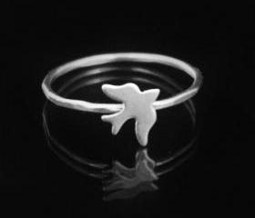 Silver Bird Ring